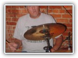 Dave Peterson on drums