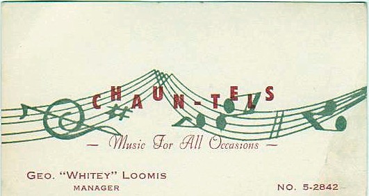 Chaun-Tels Band Card