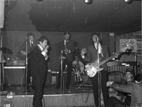 Tommy Vann & the Echoes on stage at Hollywood Park